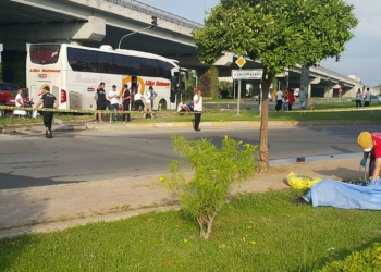 Otobüsten inen yolcu, saniyeler sonra öldürüldü