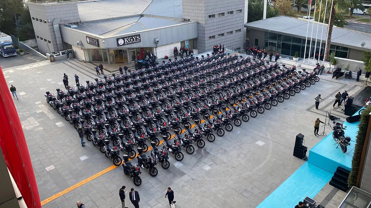 180 motosiklet emniyete torenle teslim edildi 1 2 - yerel haberler - haberton