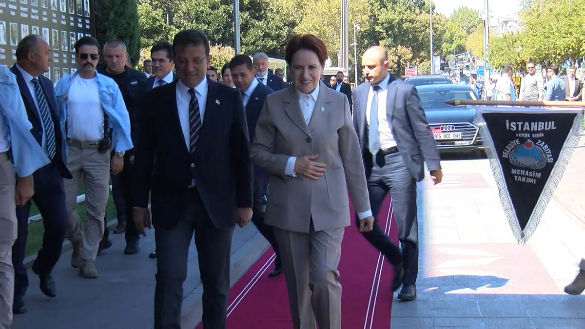 Akşener İmamoğlu'nu ziyaret etti
