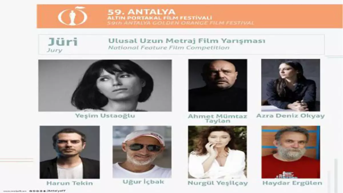 Altın portakal film festivali'nin jürisi açıklandı