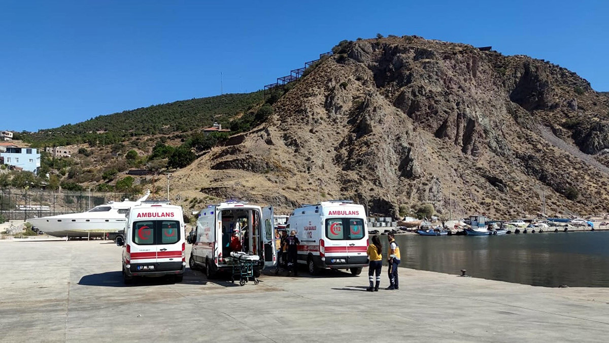 Ayvacık açıklarında göçmen teknesi battı: 6 ölü