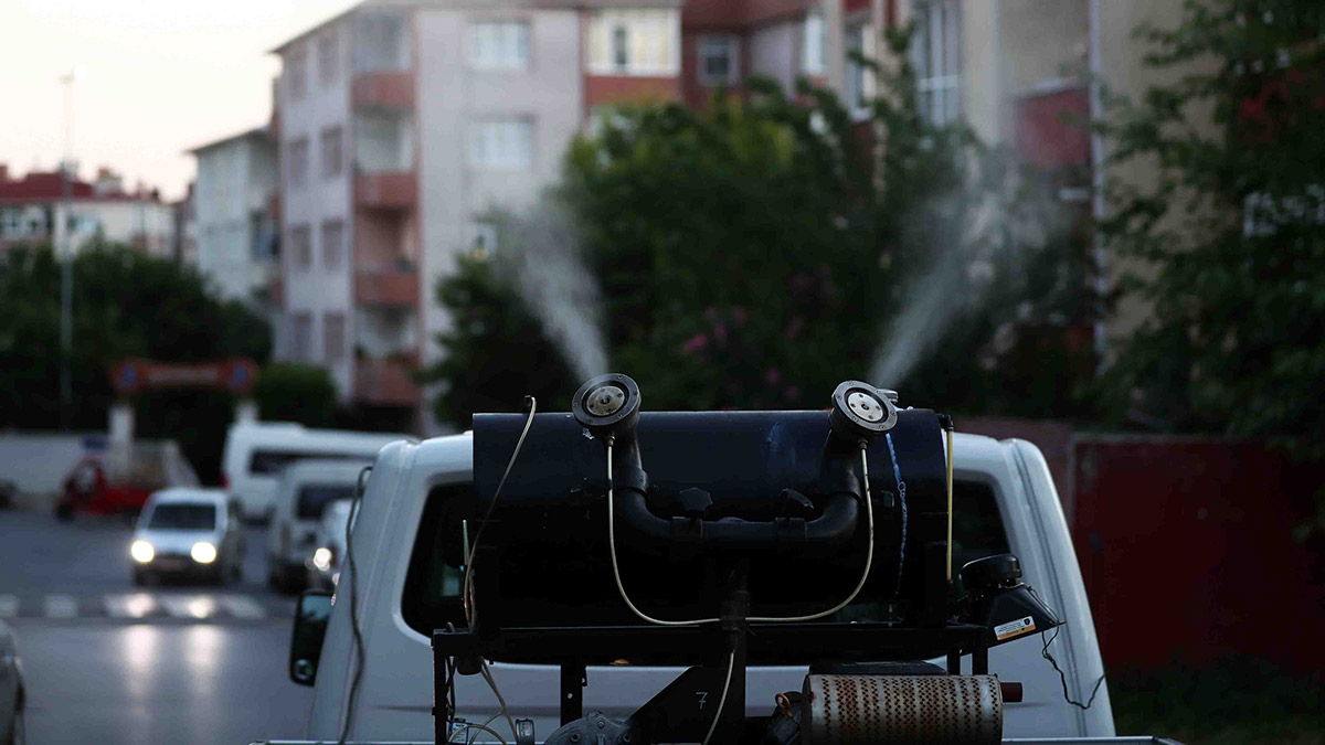 Bağcılar'da Aedes cinsi sivrisineklere karşı mücadele