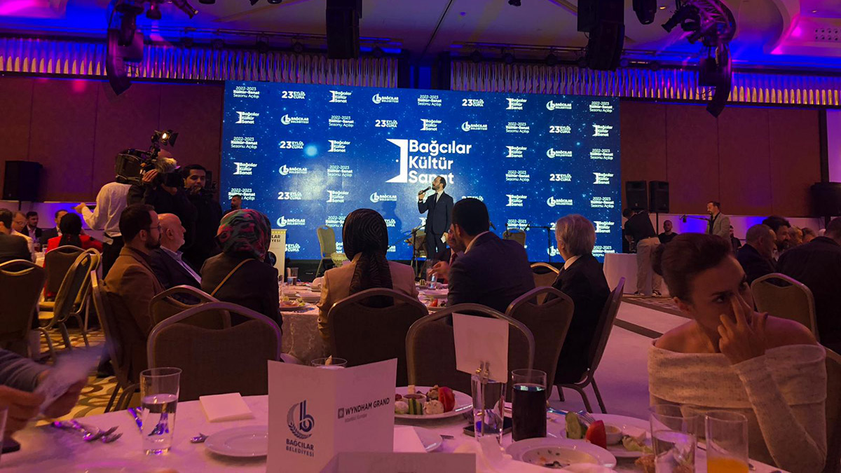 Bağcılar'da kültür sanat sezonu törenle açıldı