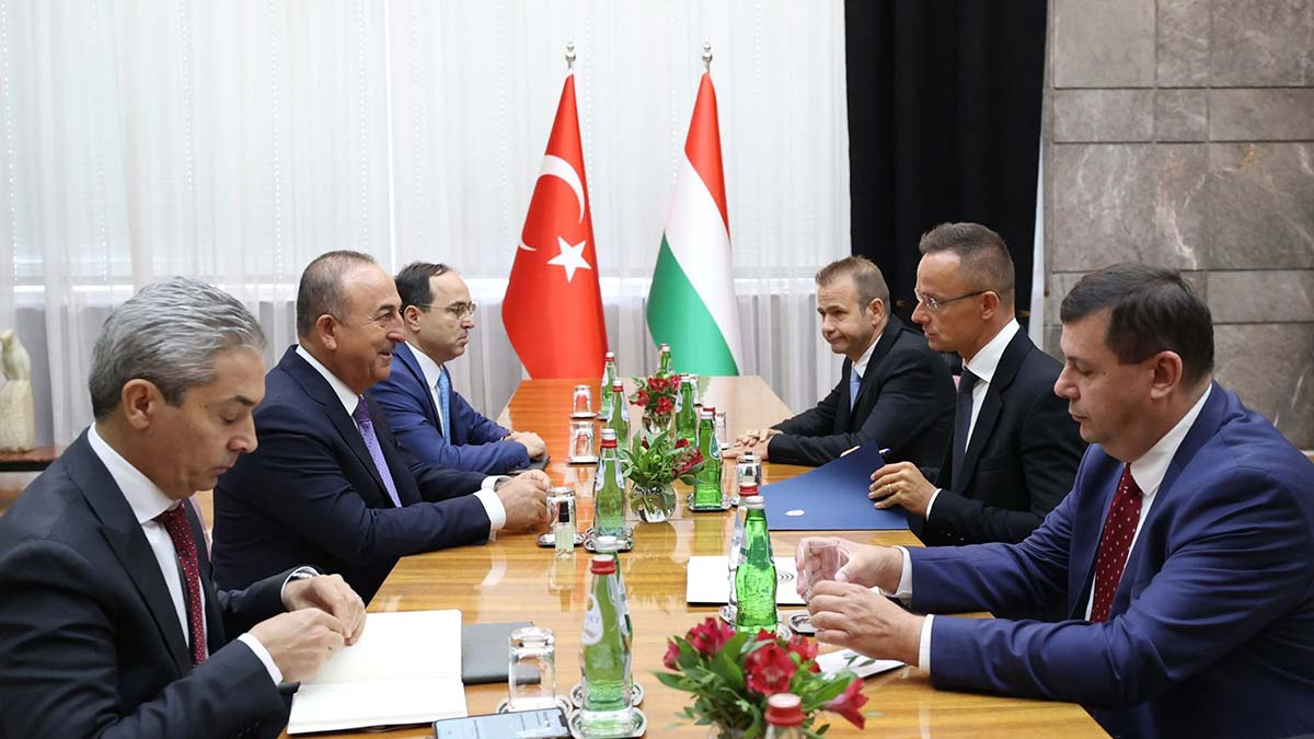 Çavuşoğlu Macar ve Sırp mevkidaşlarıyla görüştü