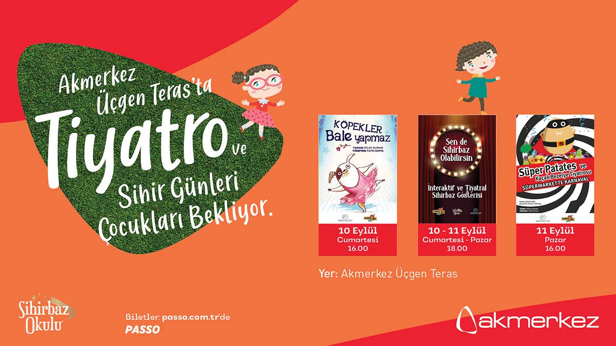 Çocuk tiyatrosu hafta sonlarına renk katacak 