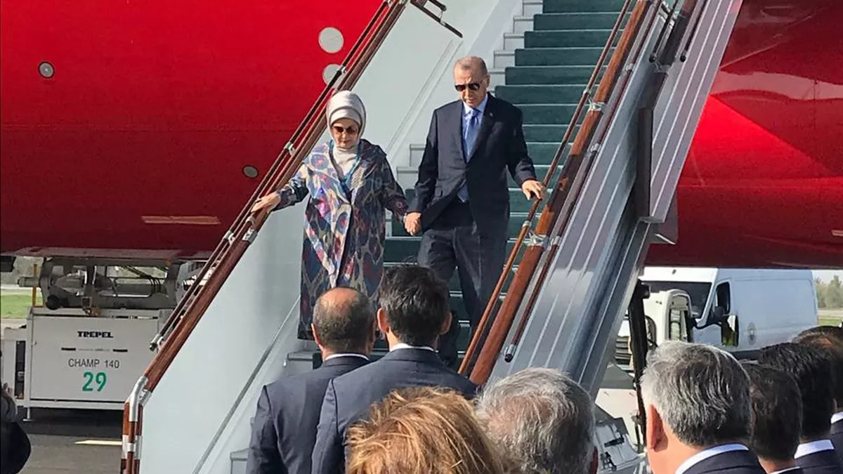 Cumhurbaşkanı erdoğan özbekistan'da