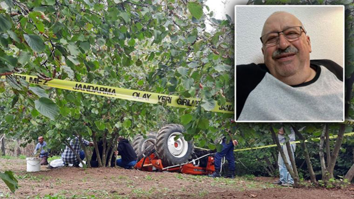 Devrilen traktörün altında kalıp, öldü