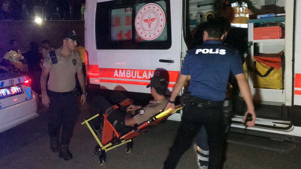 'Dur' ihtarında bulunan bekçiye çarpıp kaçtı