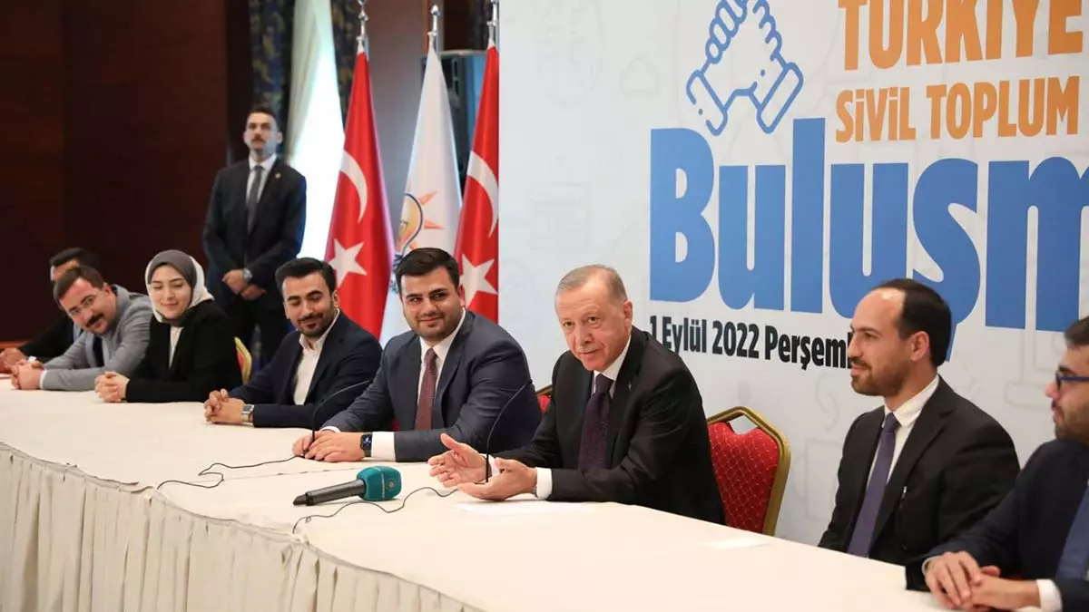 Erdoğan, gençlik stk'ları buluşmasına katıldı