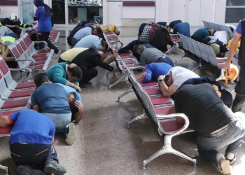 Erzurum Havalimanı'nda deprem tatbikatı