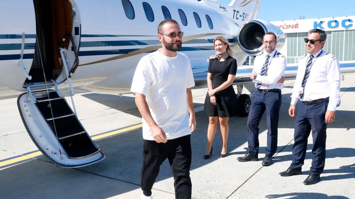 Galatasaray'ın yeni transferi Juan Mata İstanbul'da