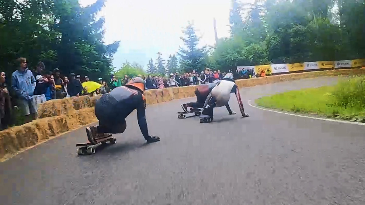 Hasandağı'nda Dünya İniş Kaykay Şampiyonası