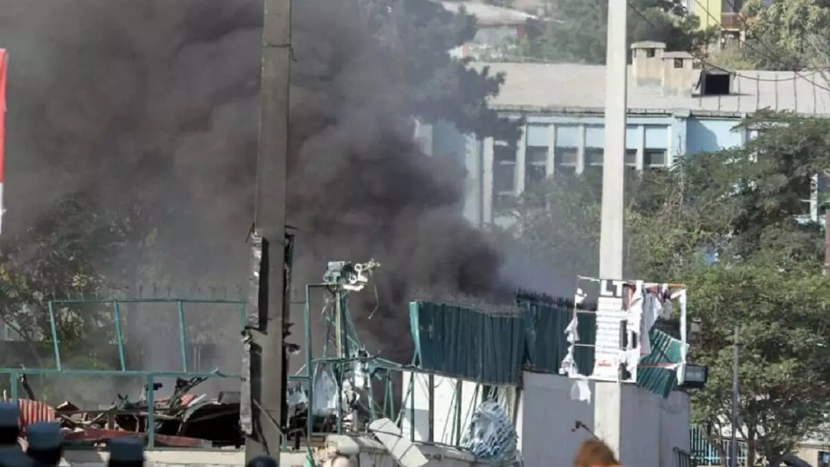 Kabil'deki rusya büyükelçilik binasına saldırı