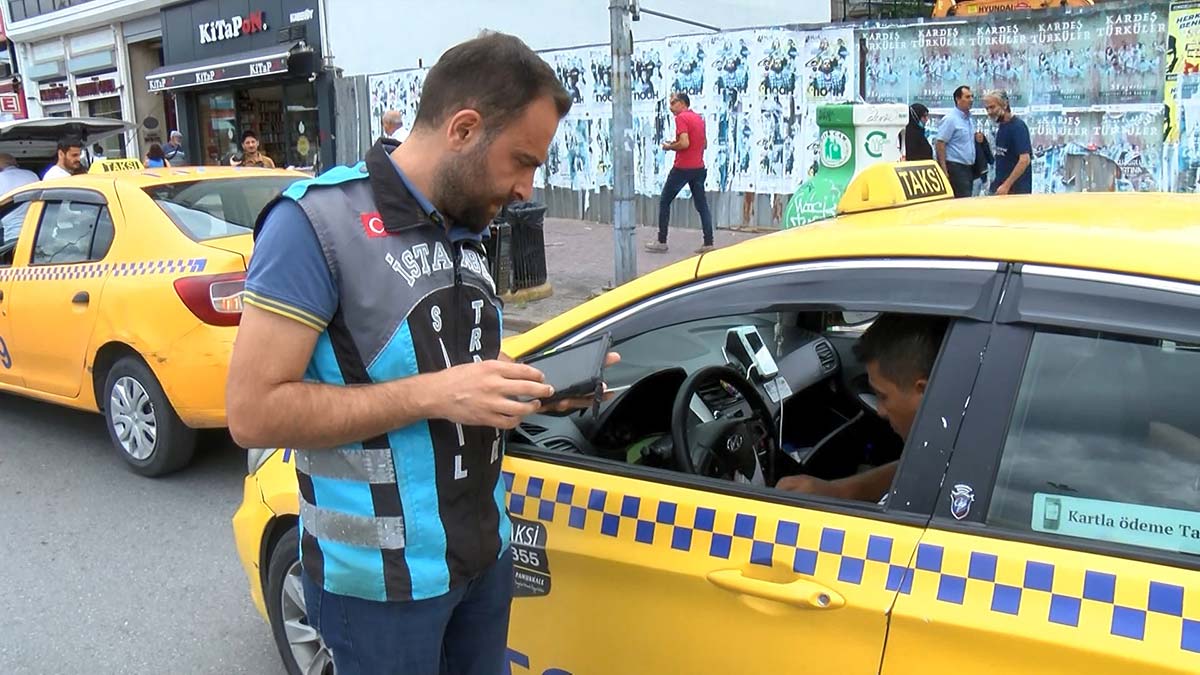 Kadıköy'de taksi denetimi