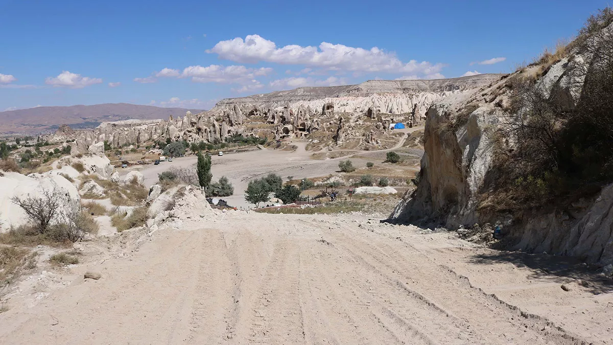 Kapadokyada tartismali yoldaki tuvalet yikildi 1 - yerel haberler - haberton