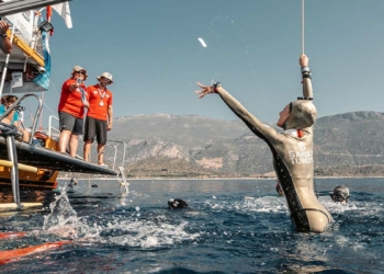 Kaş'ta Türkiye Serbest Dalış Şampiyonası