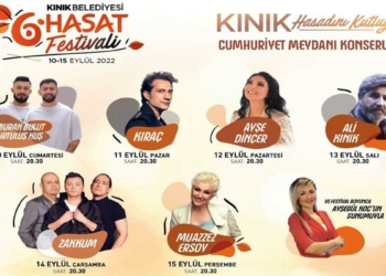 Kınık, 6'ncı Hasat Festivali için gün sayıyor
