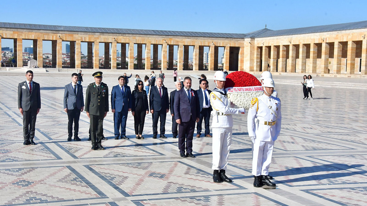 MYP heyeti Anıtkabir'i ziyaret etti