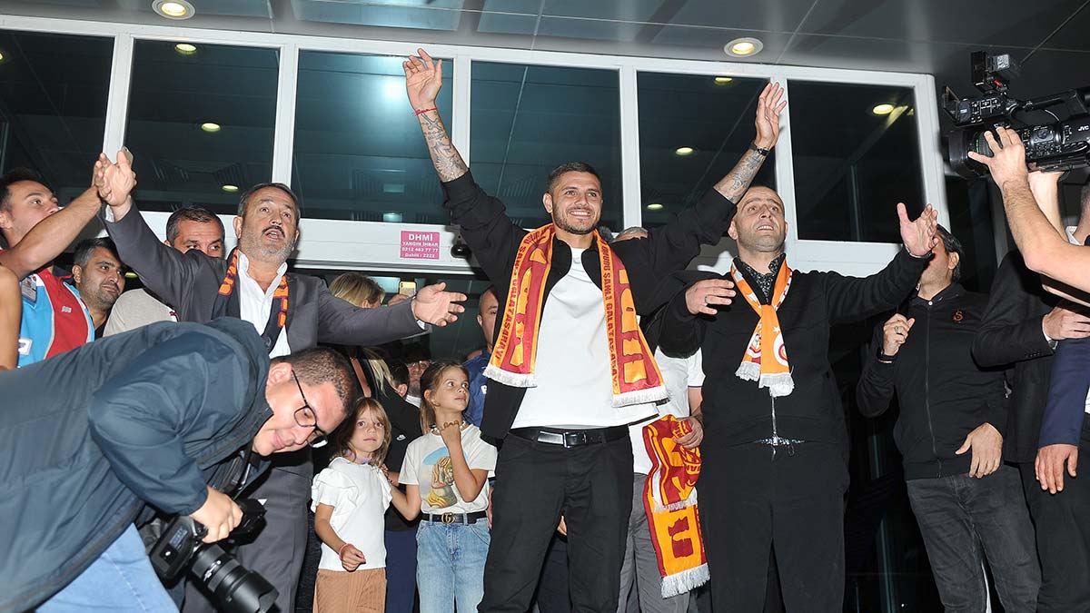 Mauro Icardi, İstanbul'a geldi