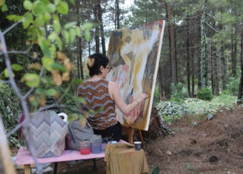 Mersin Borcak Yaylası'nda sanat çalıştayı