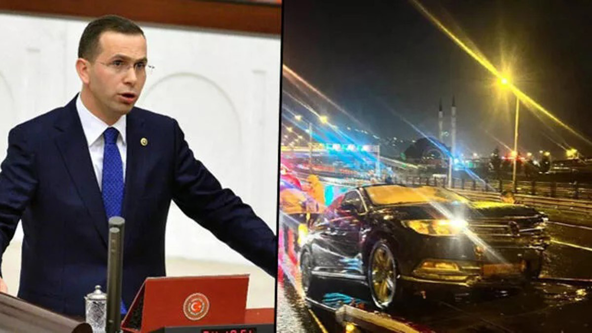 Milletvekili Salih Cora ve danışmanı kaza yaptı