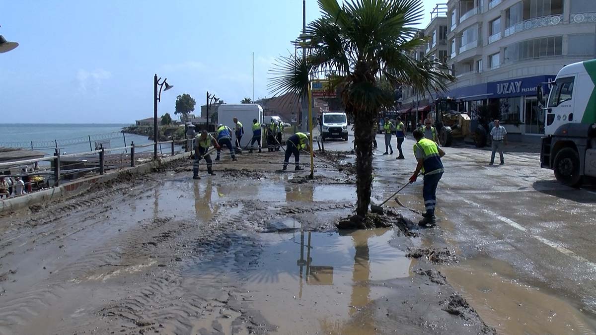 Mudanya'da sel felaketinin yaraları sarılıyor