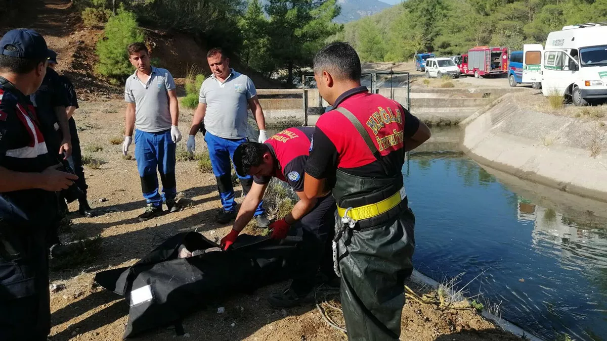 Muğla'da sulama kanalında kadın cesedi bulundu