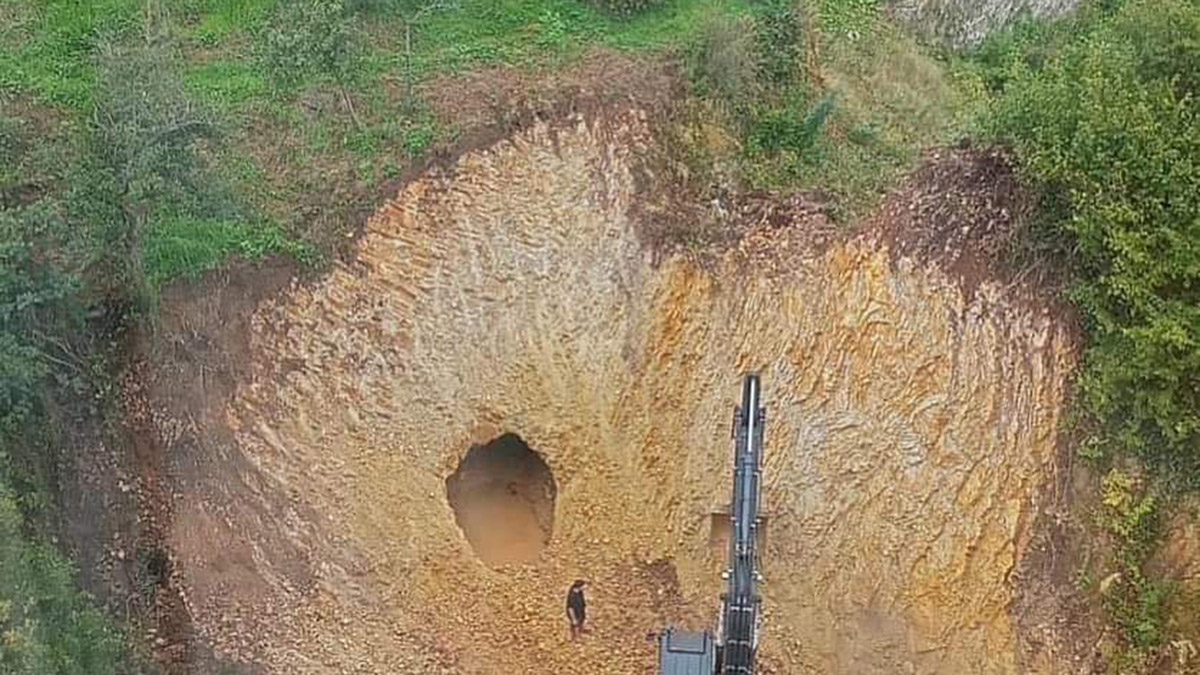 Ordu'da keşfedilen mağara yer altı sularıyla oluşmuş