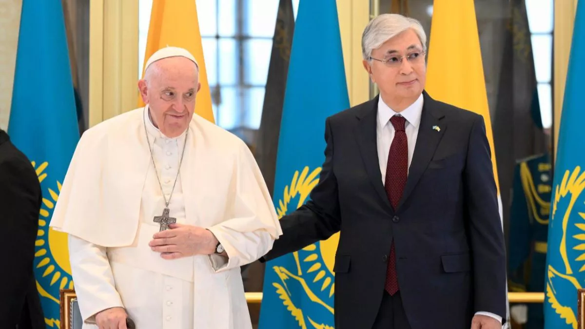Papa francis kazakistan'da