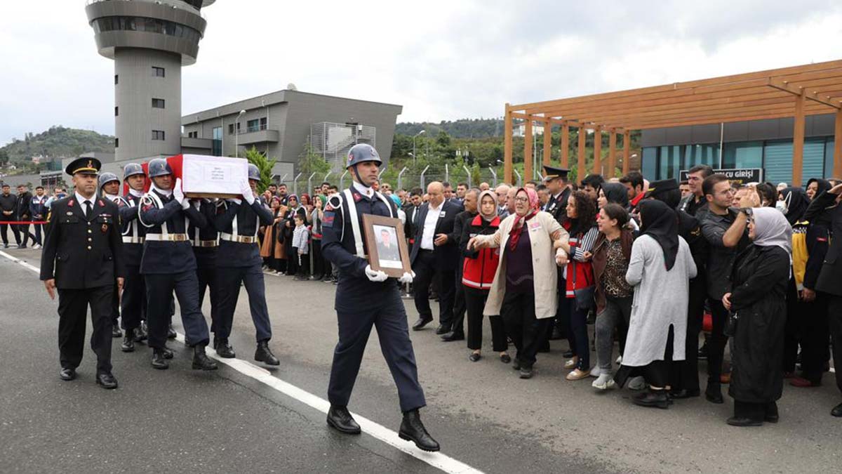 Şehit Ümit Kesti'nin cenazesi Ordu'da