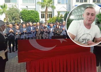 Şehit polis Sedat Gezer için tören düzenlendi