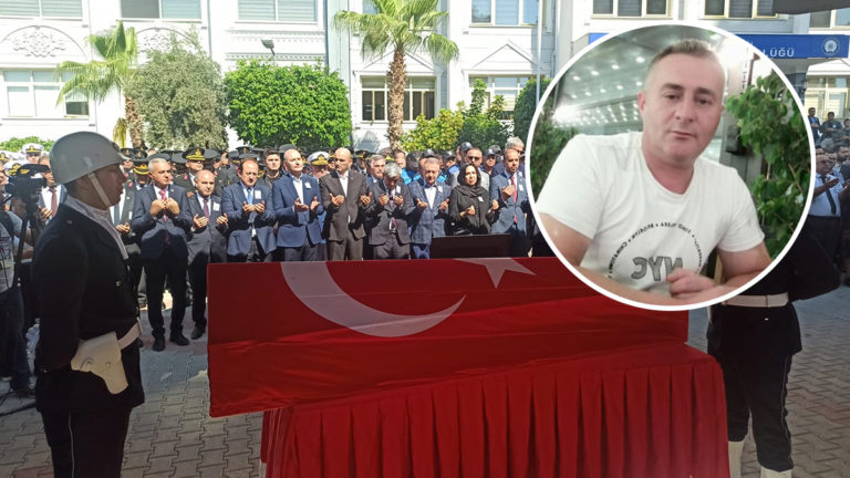 Şehit polis Sedat Gezer için tören düzenlendi