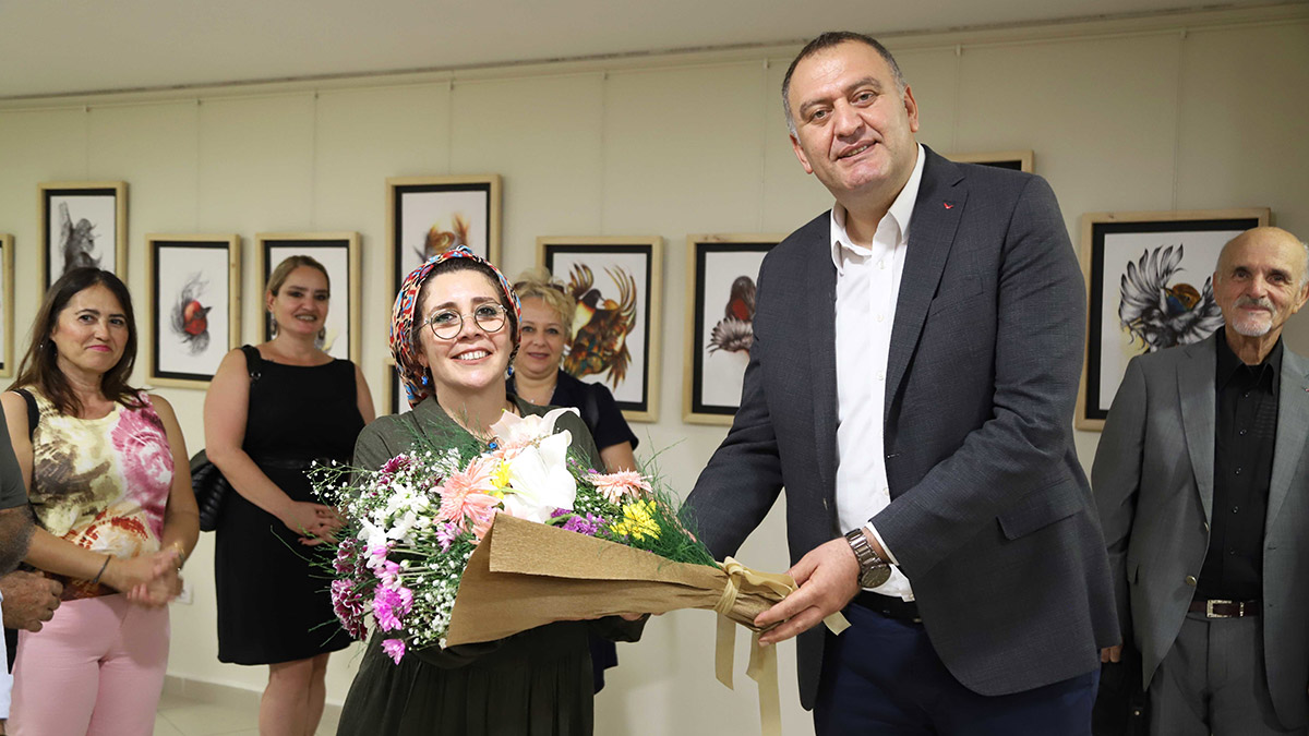 Simurg isimli sergi Kartal Belediyesi’nde açıldı