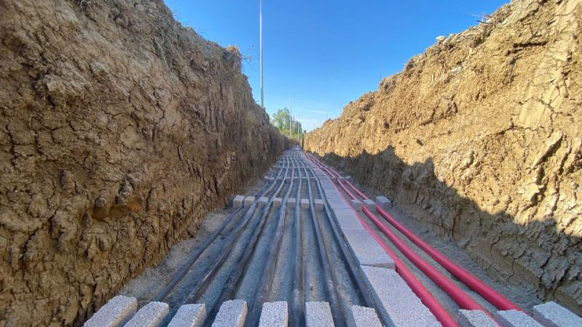 Ulutan Barajı'na 1,2 milyon TL'lik yeraltı kablo tesisi 