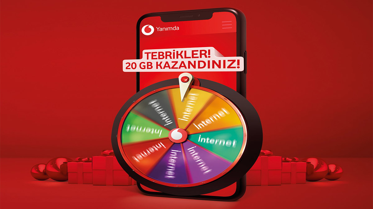 Vodafone Hediye Çarkı yoğun ilgi gördü