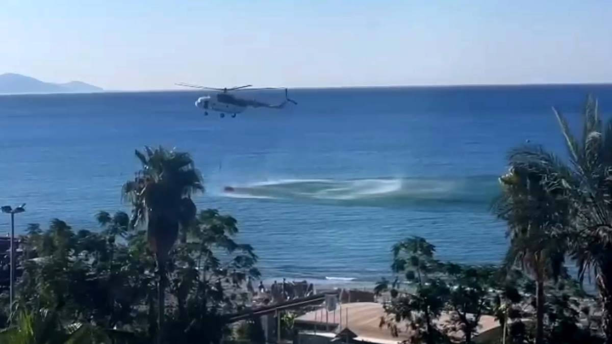 Alanya'da orman yangını