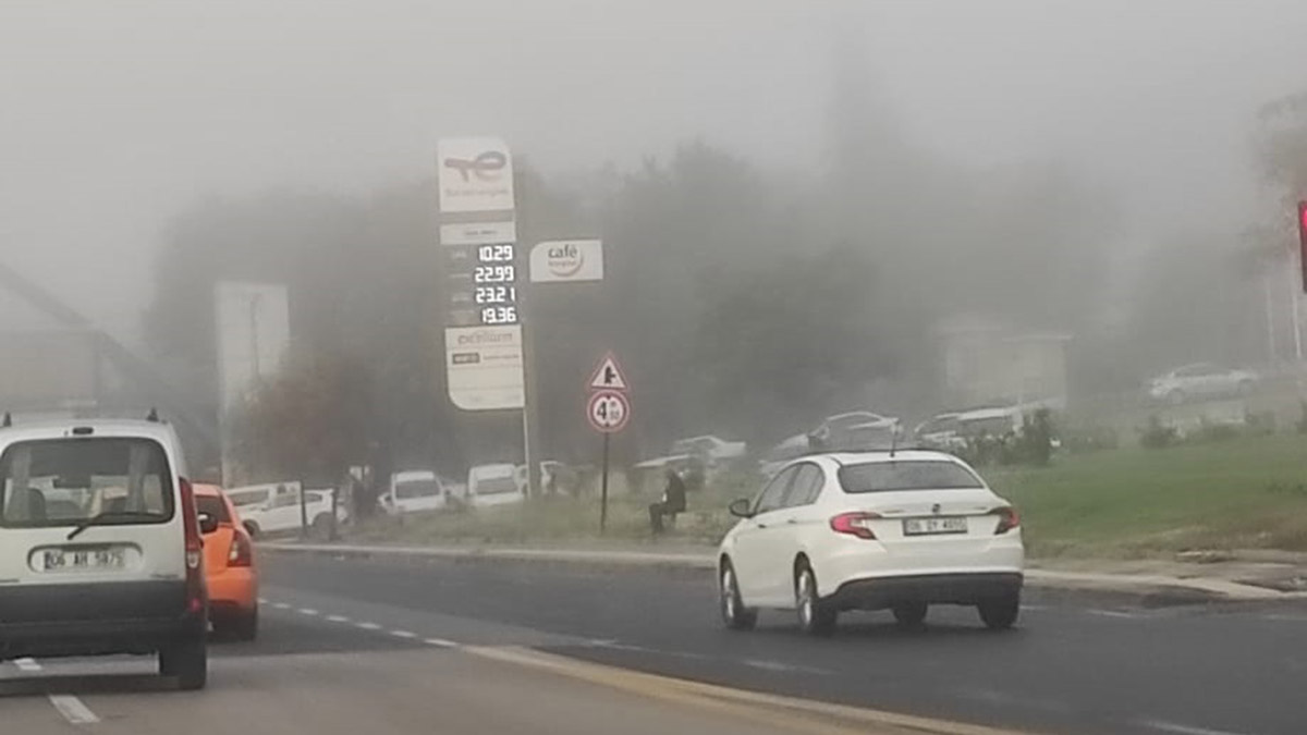 Ankara'da yoğun sis