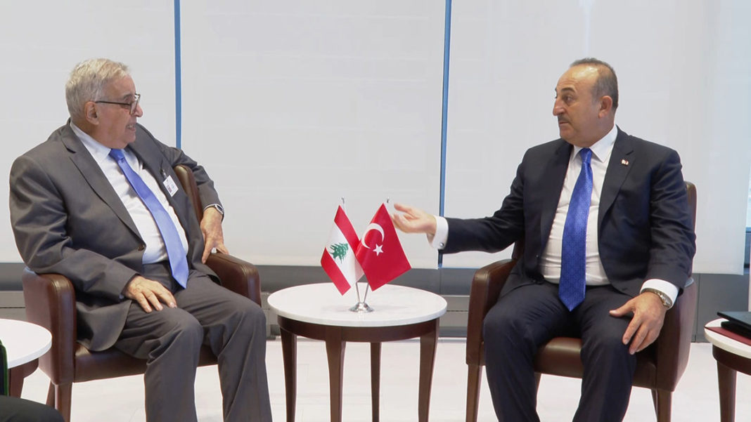 Çavuşoğlu Lübnan Dışişleri Bakanı Habib ile görüştü