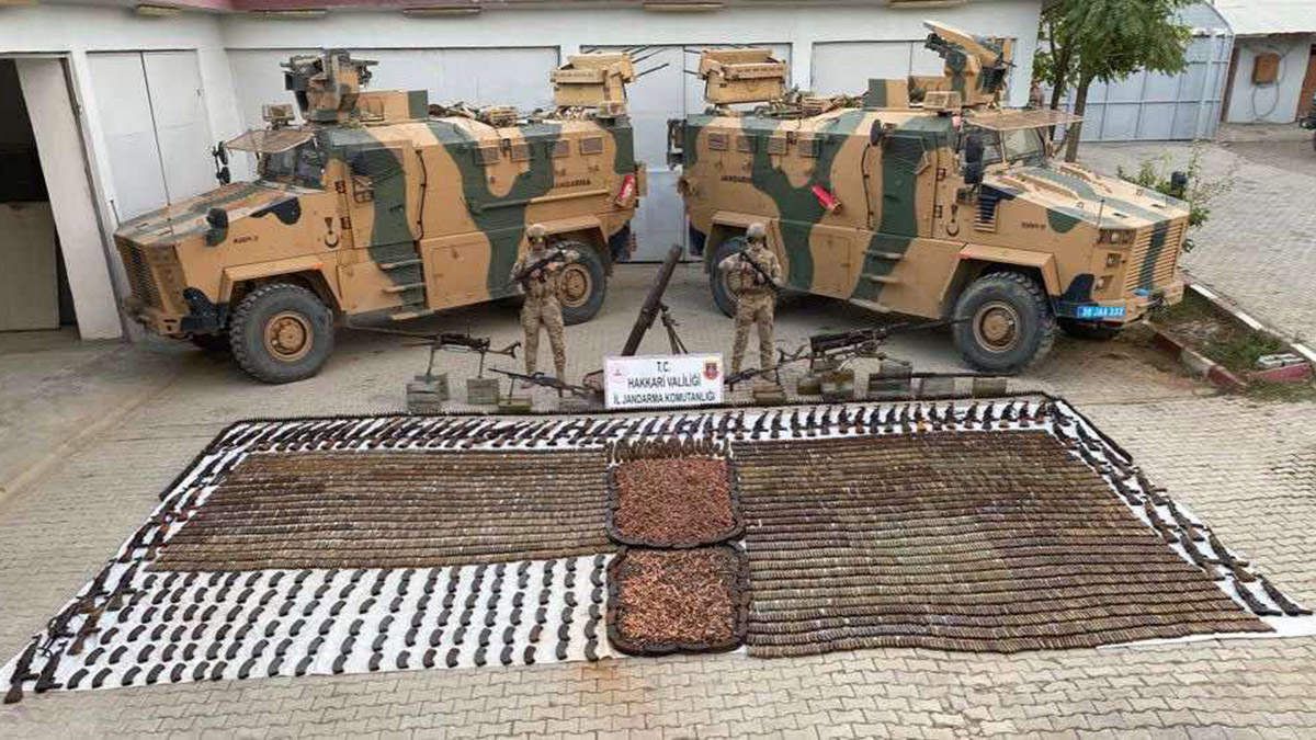 PKK'nın cephaneliği ele geçirildi