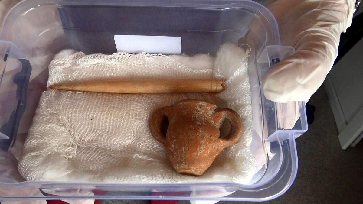 Bathonea Antik Liman Yerleşkesinde yeni keşif