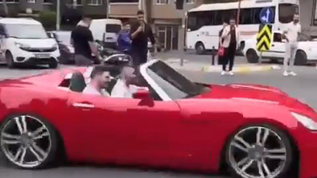 Bayrampaşa'da düğün konvoyuna ceza