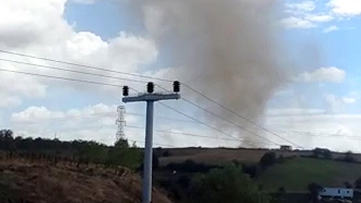 Çerkezköy'de hortum