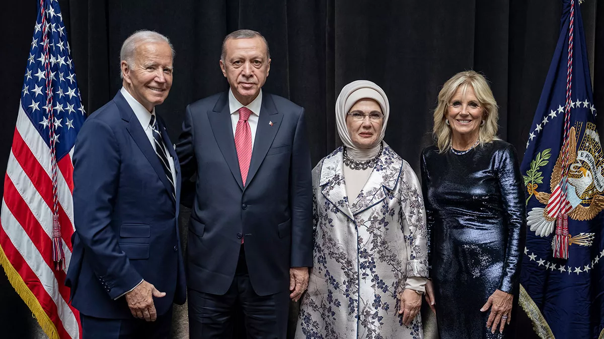 Erdoğan ve biden'dan aile fotoğrafı