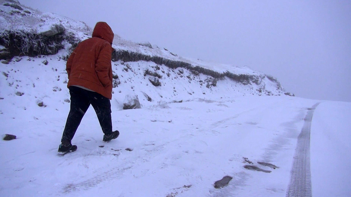 Doğu Karadeniz'in yaylalarına ilk kar yağdı