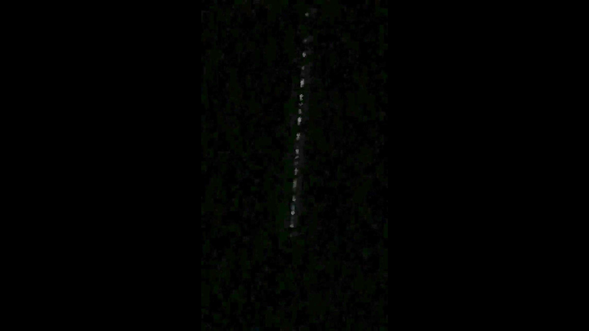 Elon Musk'ın Starlink uyduları izlendi