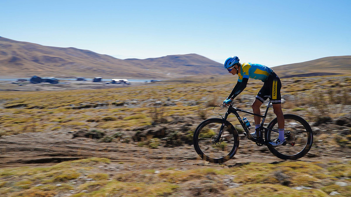 Erciyes'te Uluslararası Dağ Bisiklet yarışları