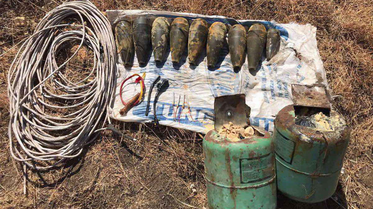 Eren Abluka-7 operasyonlarında mühimmat ele geçirildi