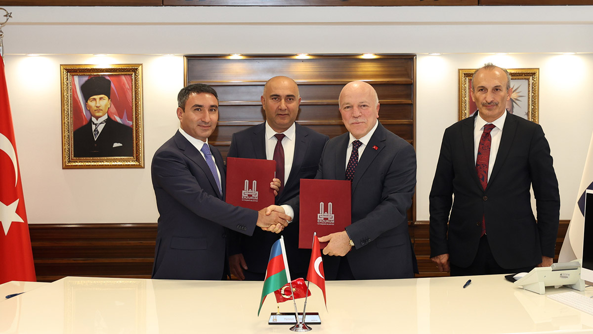 Erzurum ile Azerbaycan'ın Şuşa şehri kardeş oldu