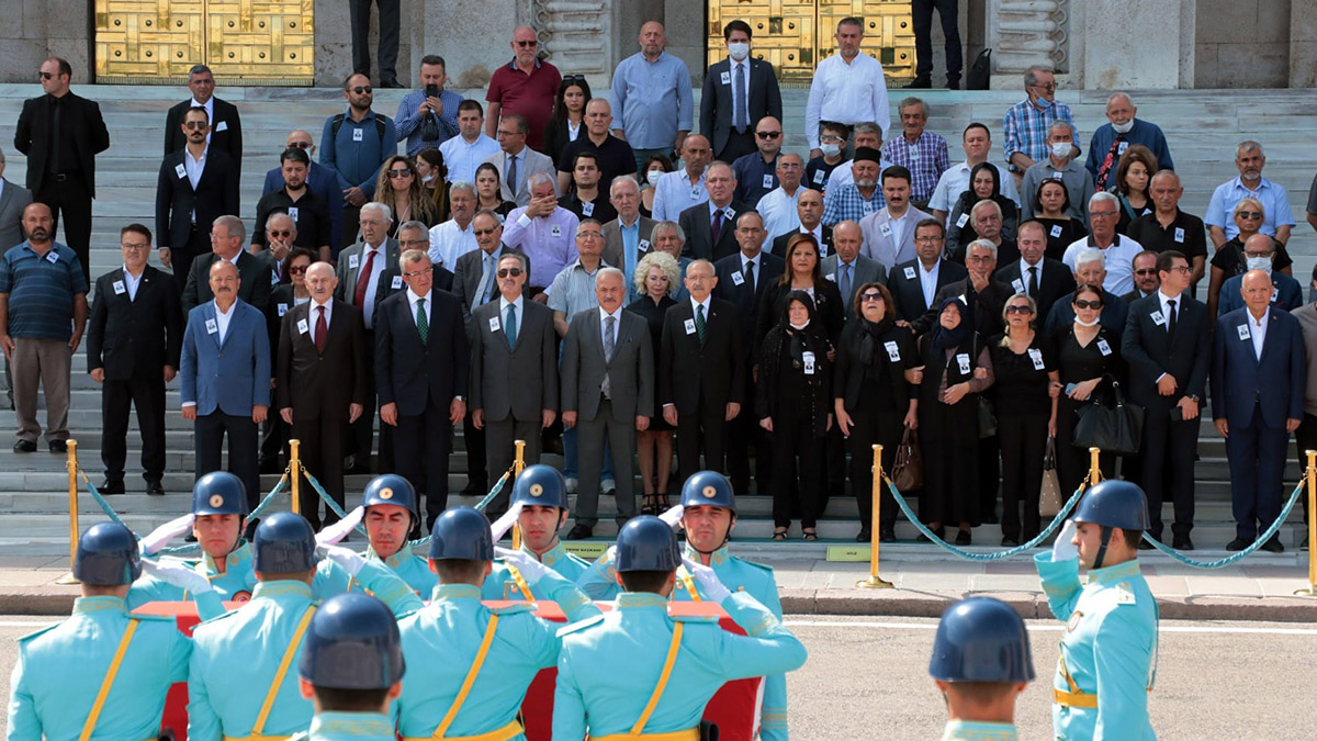 Eski milletvekili Ahmet Toptaş için TBMM'de tören