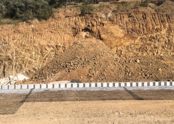 Yol yapım çalışmasında tarihi kalıntılar bulundu